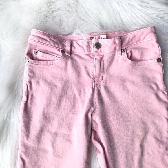 🍋Vineyard Vines Girls Pink Stretch Jeans - Picture 2 of 6